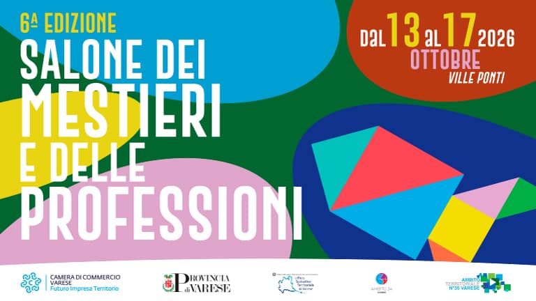 Salone dei Mestieri 2026 - dal 13 al 17 ottobre - Ville Ponti